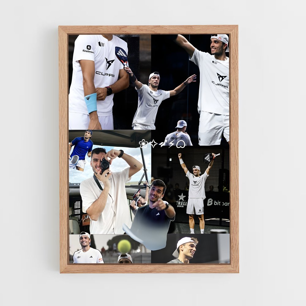 Poster Tennis en Action – affiche Padel (vue 4)